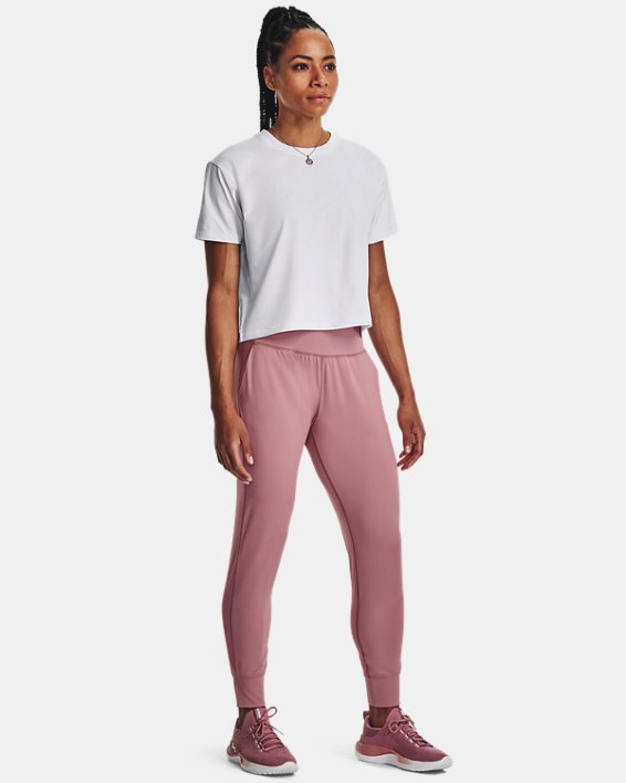 Pantalones de Entrenamiento UA Meridian para Mujer, Pink, pdpMainDesktop image number 2